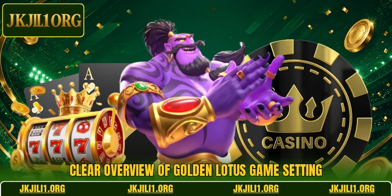 Clear overview of Golden Lotus game setting