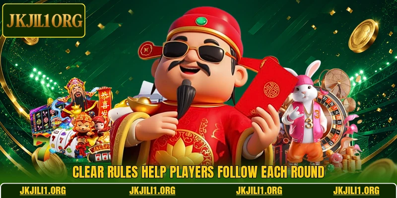 Clear rules help players follow each round