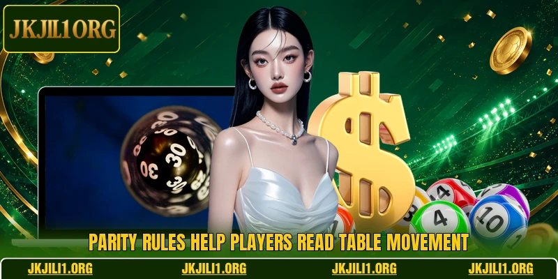 Parity rules help players read table movement Parity rules help players read table movement