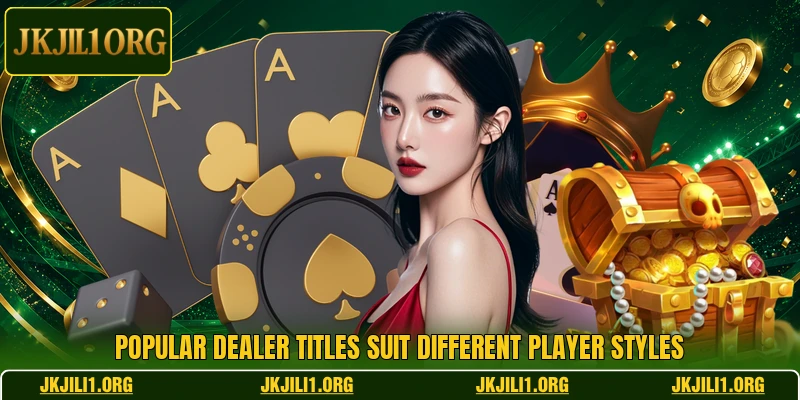 Popular dealer titles suit different player styles Popular dealer titles suit different player styles