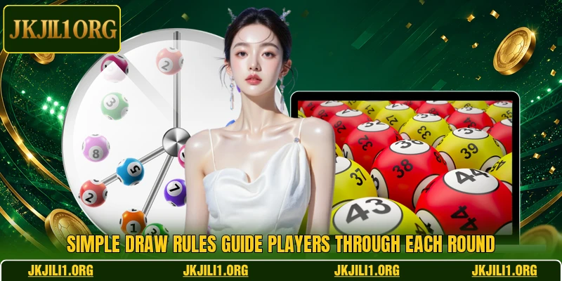 Simple draw rules guide players through each round