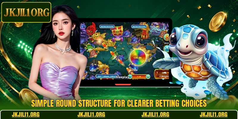 Simple round structure for clearer betting choices
