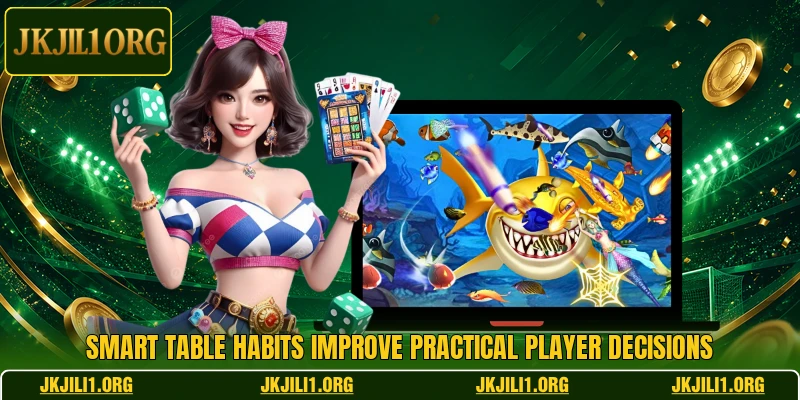 Smart table habits improve practical player decisions